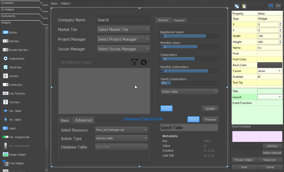 Building a Python Tkinter GUI visually